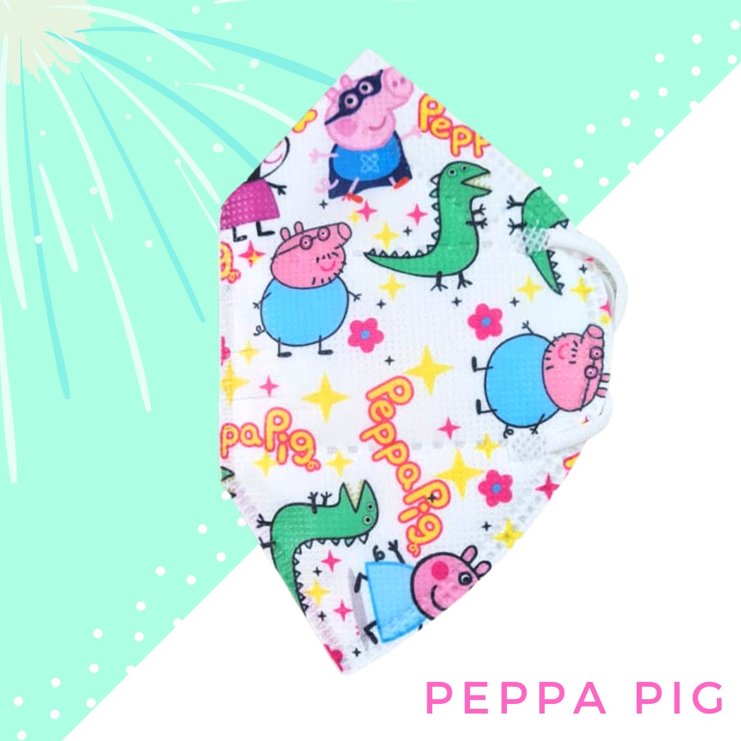 Tapabocas Peppa Pig