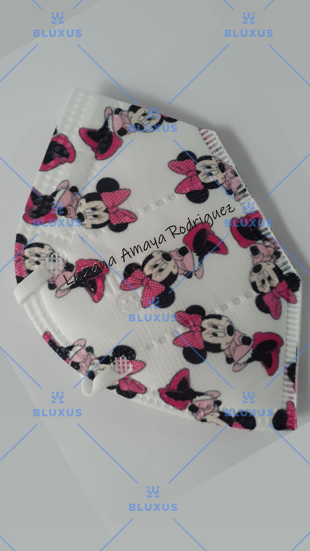tapabocas personalizados para niño con nombre