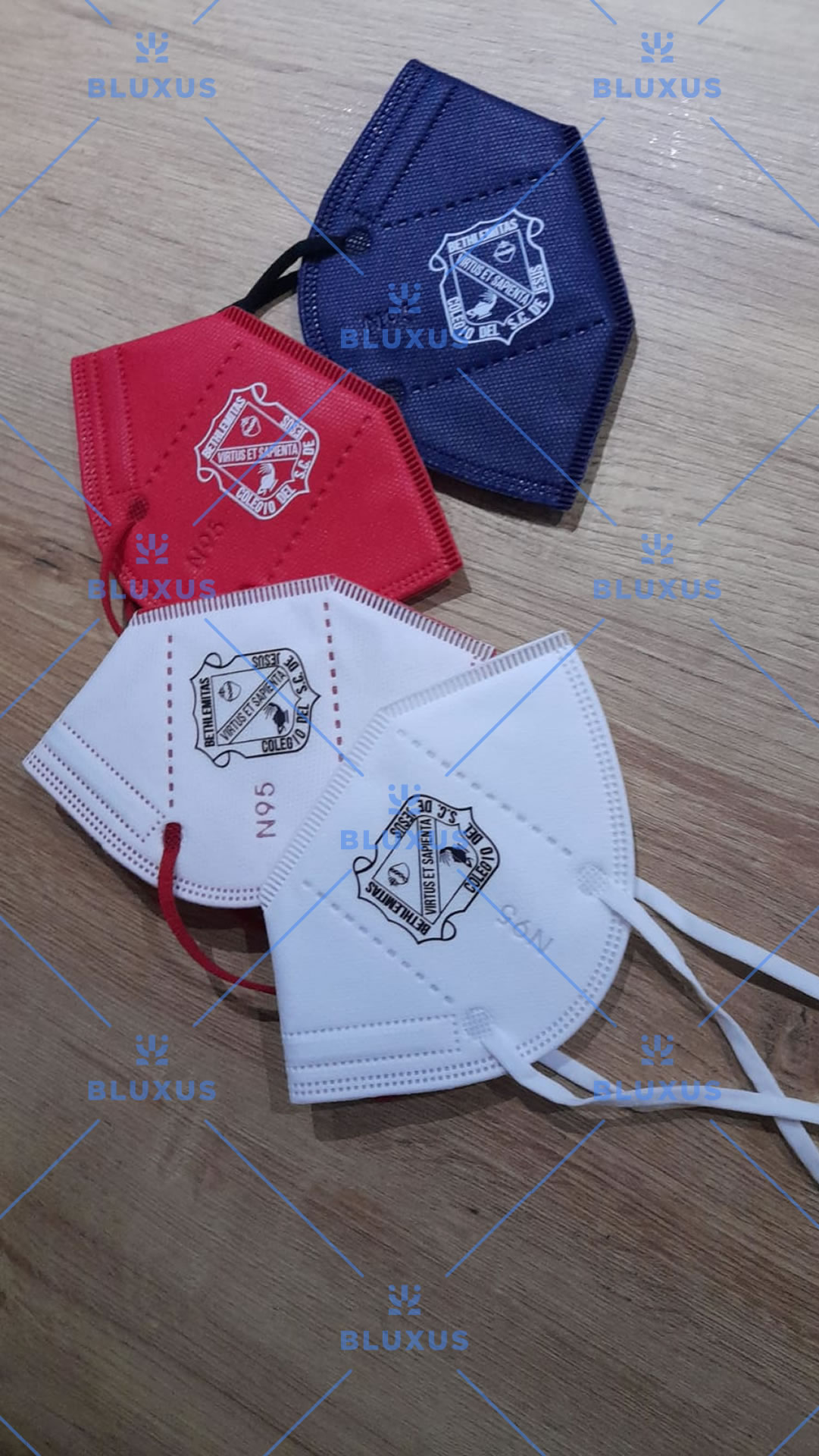 tapabocas personalizados para para colegio bethlemitas
