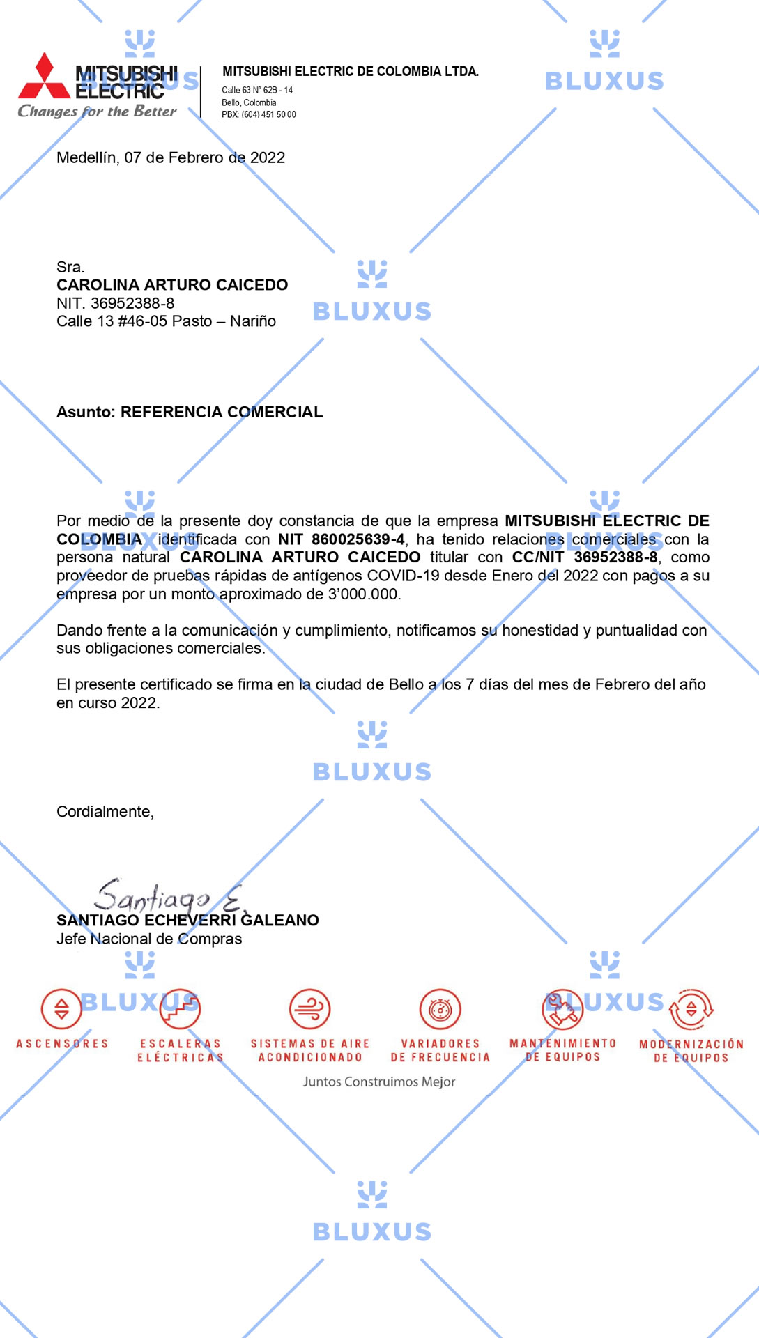 Bluxus es Distribuidor de GMD, y Proveedor de 3M y NITTA en Colombia 5