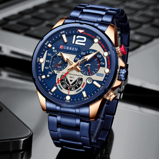 reloj hombre azul curren 8395 colombia
