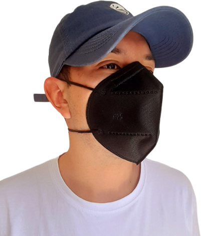 tapabocas kn95 negro en colombia