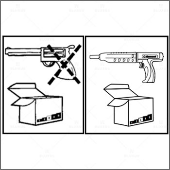 pistola de fijacion ramset Nunca deben usarse las cargas de pólvora con armas de fuego