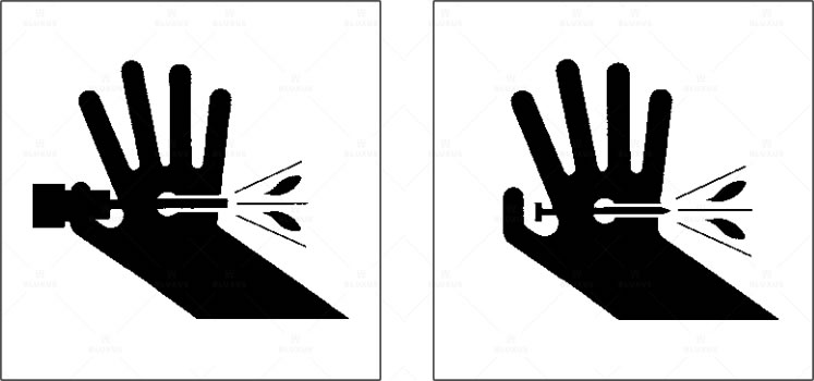 pistola de fijacion ramset evitar lesion en la mano