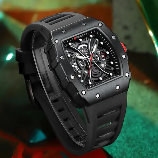 Reloj Curren 8438 Negro para Hombre Joven