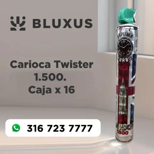 Carioca Twister 1500 Alegrias de venta en Colombia al por Mayor y al detal