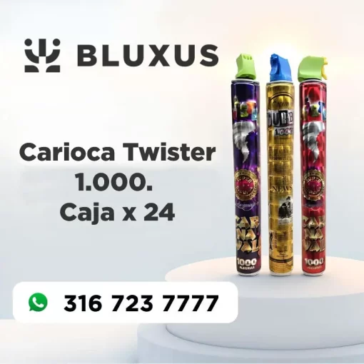 Carioca Twister de 1000 alegrias de venta en Colombia al por Mayor y al detal