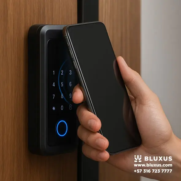 cerradura bluetooth, acceso proximidad, smart lock sin wifi, chapa electronica bluetooth