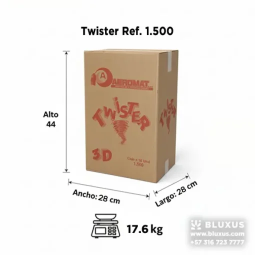 Espuma Twister 1500 ml (Caja x 16 Unidades) 4