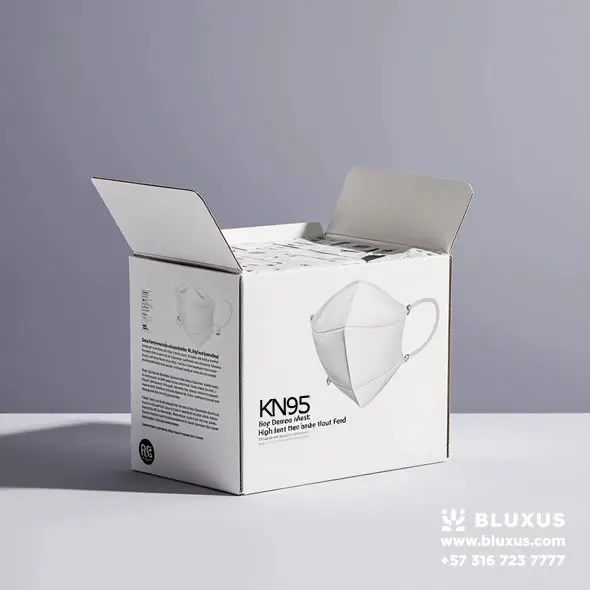 Tapabocas N95 presentación en caja por 25 unidades, precio $100.000 con envío gratis en Colombia.