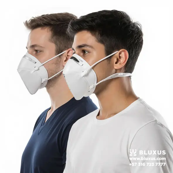 Comparación entre tapabocas N95 con sujeción en orejas y sujeción craneocervical.