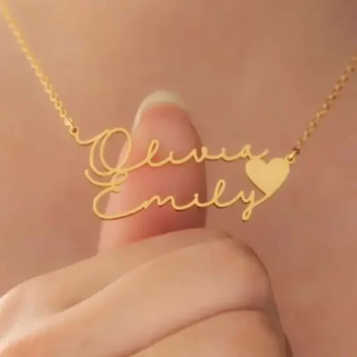 Collar Personalizado con dos Nombres Bluxus Vínculo Eterno