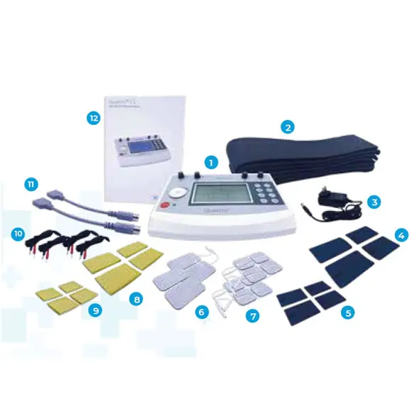 Que Incluye el Electroestimulador Profesional Quattro 2.5