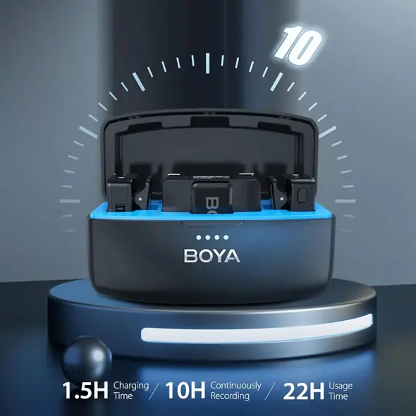 BOYA MIC Micrófono De Solapa Doble Profesional 4 BOYA MIC Micrófono De Solapa Doble Profesional 4