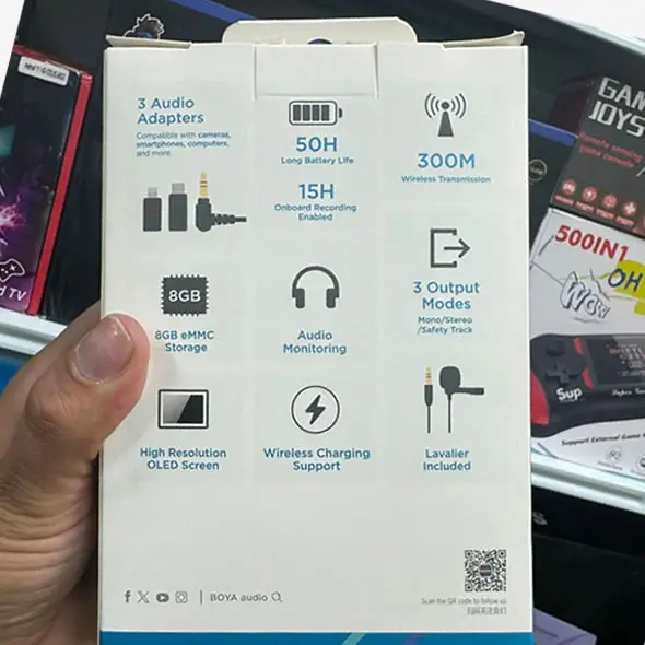 BOYA MIC Micrófono De Solapa Doble Profesional 3 BOYA MIC Micrófono De Solapa Doble Profesional 6