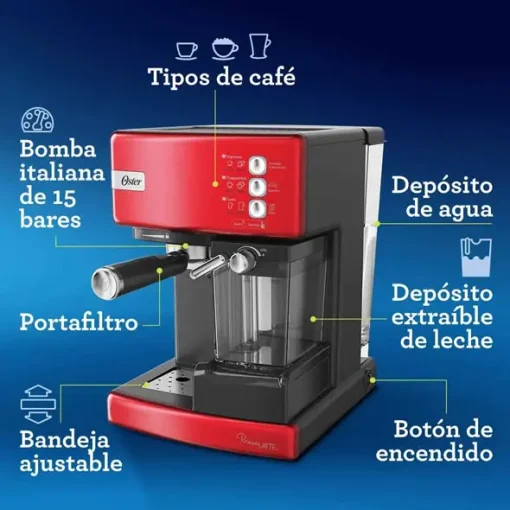 Cafetera Oster Prima Latte 6