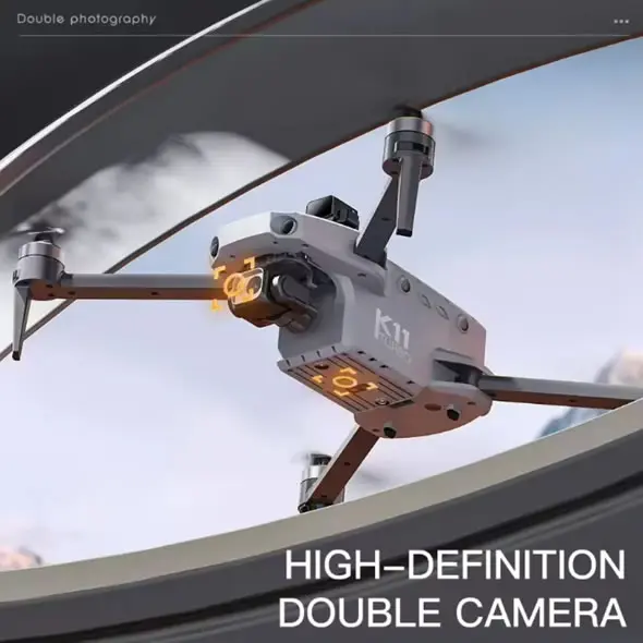 Drone Profesional HEK RC K11 Turbo 2 Baterías Control Táctil 3 Drone Profesional HEK RC K11 Turbo 2 Baterías Control Táctil 8