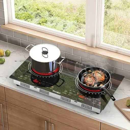 Estufa de Inducción Electrica de 2 Puestos 2