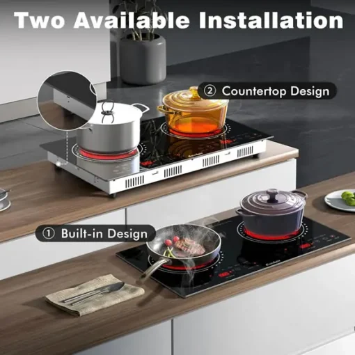 Estufa de Inducción Electrica de 2 Puestos 5