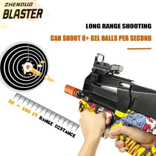 Pistola De Hidrogel Recargable P90 4