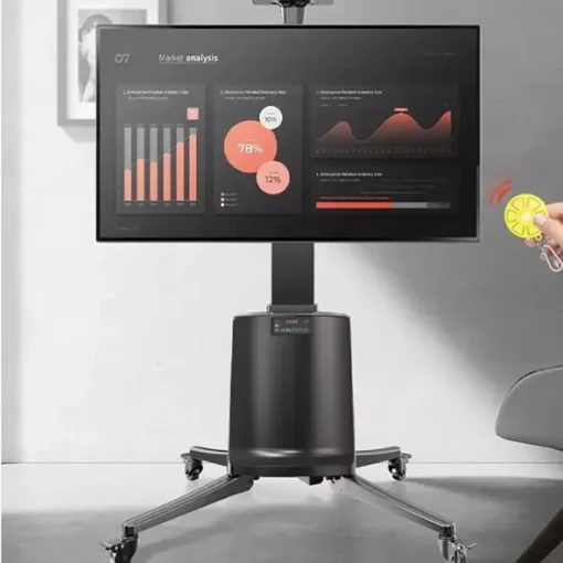 Soporte de Pedestal Motorizado Para TV de 55 a 85 Con Control 1