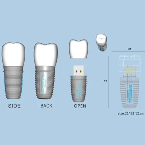 Creacion del Diseño por Computador de la USB en 3D para la Implantologa Dra Rosa Montero