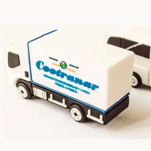 Diseño Final de Memorias USB Empresariales Tipo Furgon para Cootranar