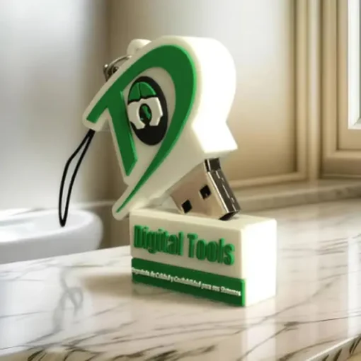 Fabricacion de Memorias USB con logo de la Empresa Digital Tools