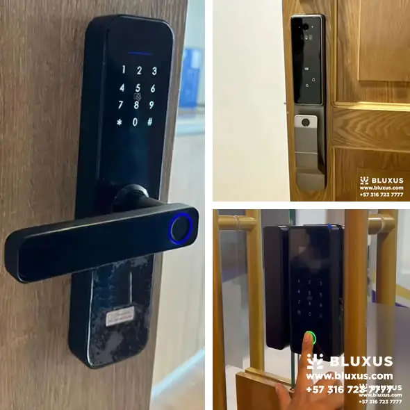 ¿Cuánto cuesta poner una cerradura inteligente? 12 Tipos de puertas compatibles con cerraduras inteligentes Bluxus en Colombia