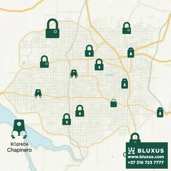 ¿Cuánto cuesta poner una cerradura inteligente? 9 Cobertura de instalación física en Bogotá y asesoría online en toda Colombia con Bluxus