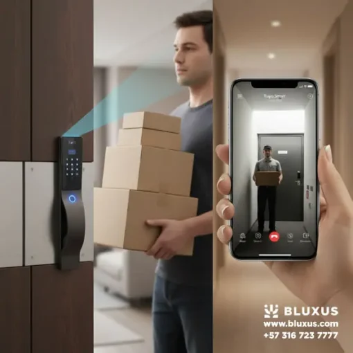 Cerradura Inteligente para Puerta de Madera | Bluxus 4