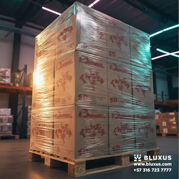 Camión cargado con cajas de Espuma carnaval mayor Venezuela Twister 1000 para carnaval en frontera Venezuela.