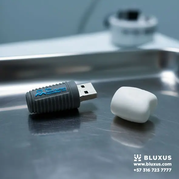 Fabricación de Memorias USB Personalizadas 3D | Lotes B2B Colombia 3
