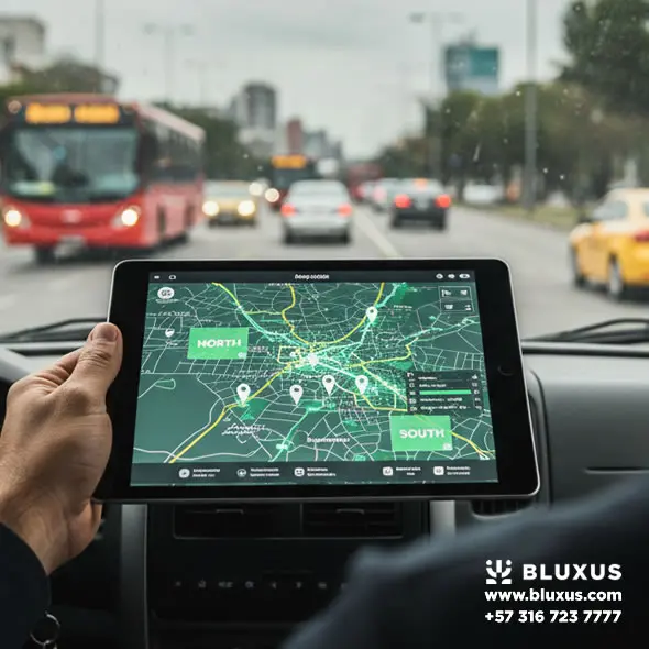 Suministro Pruebas POCT Bogotá | Entrega Inmediata | Bluxus 3 Mapa de cobertura logística para la distribución de pruebas rápidas y reactivos en clínicas de Bogotá D.C.