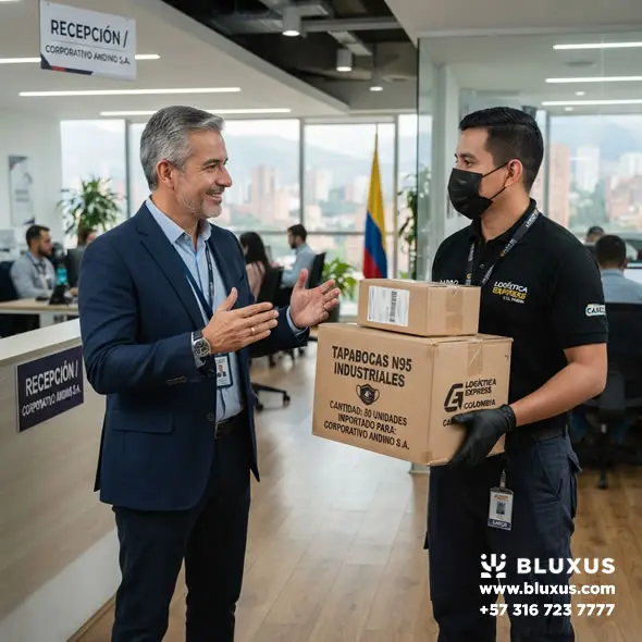 Tapabocas N95 Industrial: Dotación Caja x 50 | Bluxus 2