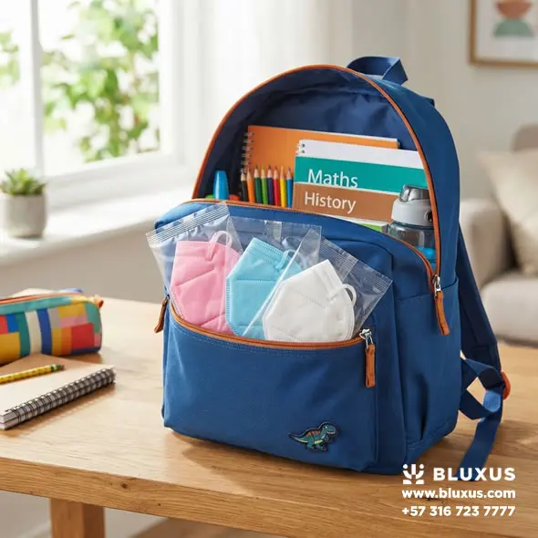 Tapabocas N95 para Niños: Talla KIDS Certificada | Bluxus 2
